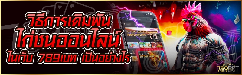 วิธีการเดิมพันไก่ชนออนไลน์ ในเว็บ 789เบท เป็นอย่างไร