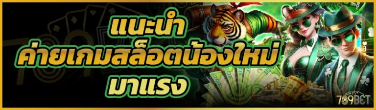 แนะนำค่ายเกมสล็อตน้องใหม่มาแรง