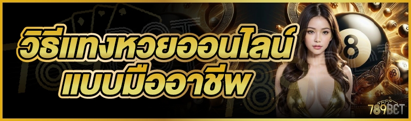 วิธีแทงหวยออนไลน์แบบมืออาชีพ