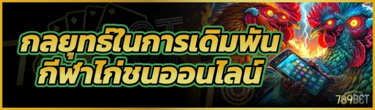 กลยุทธ์ในการเดิมพันกีฬาไก่ชนออนไลน์